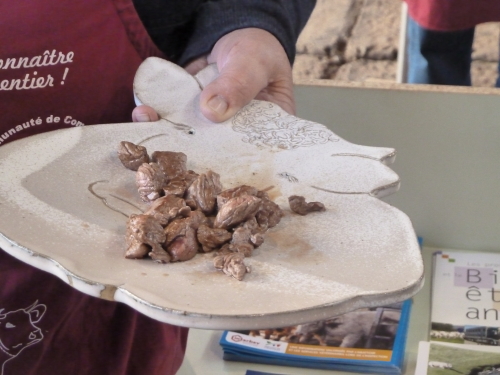 Dégustation de viande charolaise